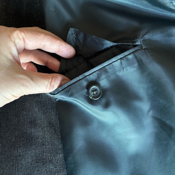 Y2K Chaps 1978 Ralph Lauren Blazer 46R Dark Brown Fine Rib Corduroy Sport Jacket - Picture 16 of 16